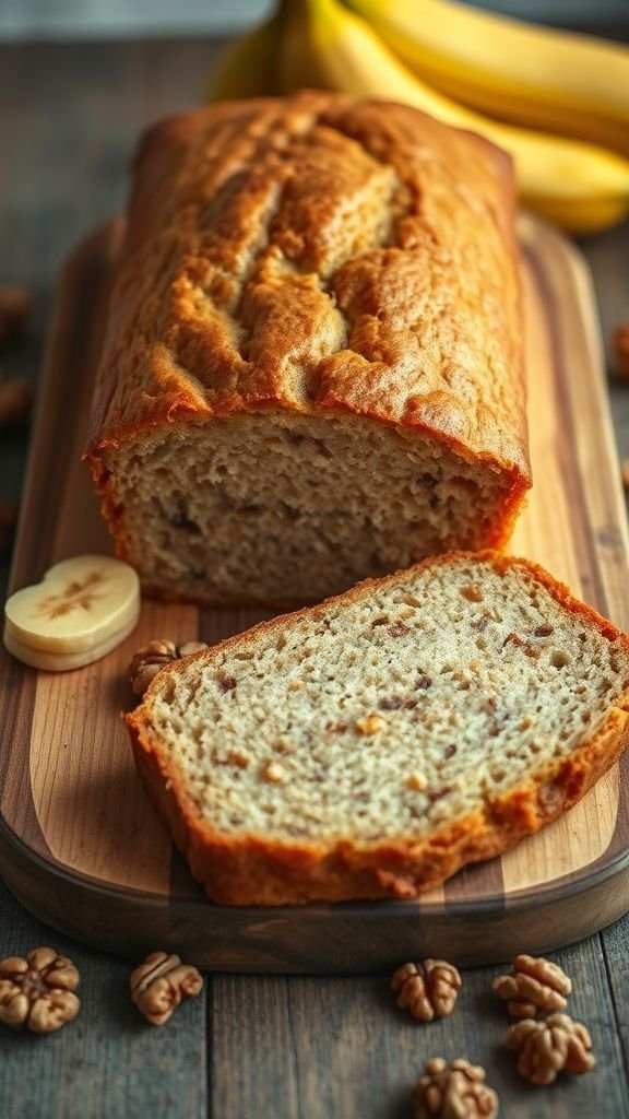 Moist Banana Bread Loaf