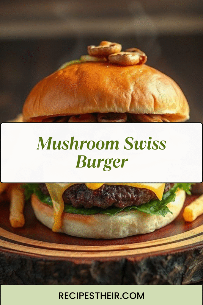 Mushroom Swiss Burger