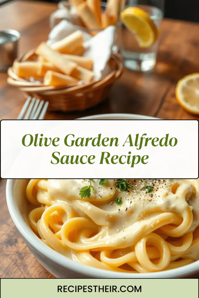 Olive Garden Alfredo Sauce Recipe