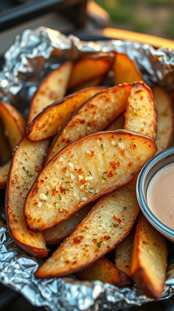 Parmesan Garlic Crispy Potatoes