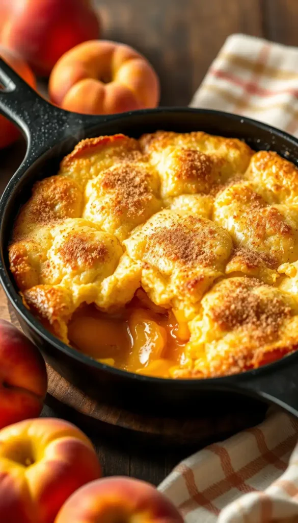 Peach Cobbler Dump Cake