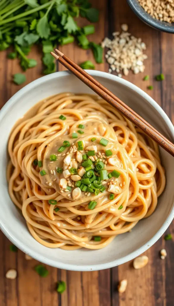 Peanut Butter Noodles (Savory Recipe)