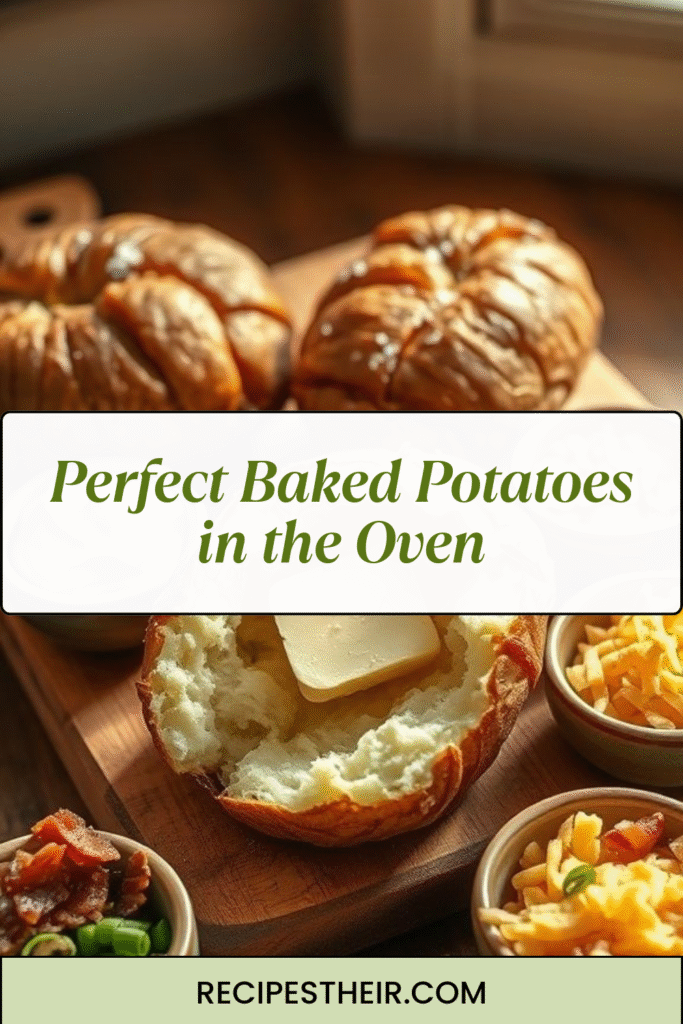 Perfect Baked Potatoes in the Oven