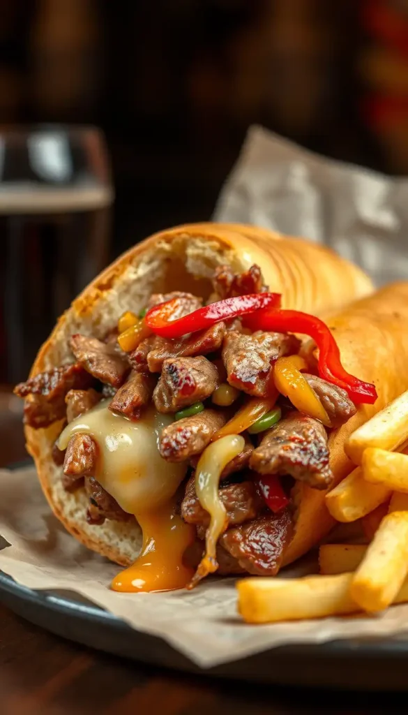 Philly Cheesesteak Sandwiches