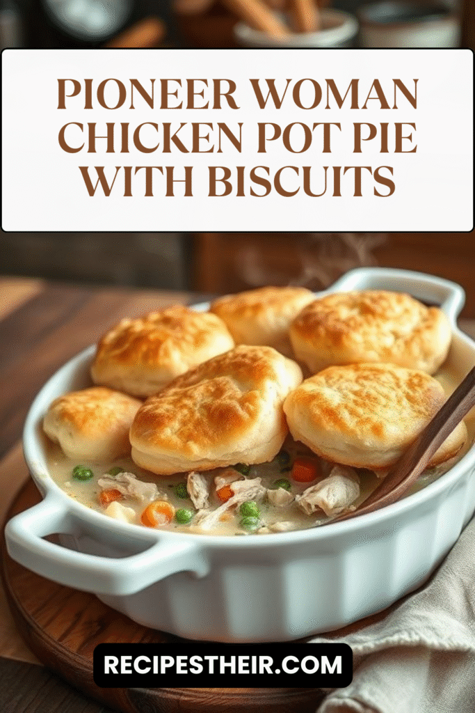 Pioneer Woman Chicken Pot Pie with Biscuits