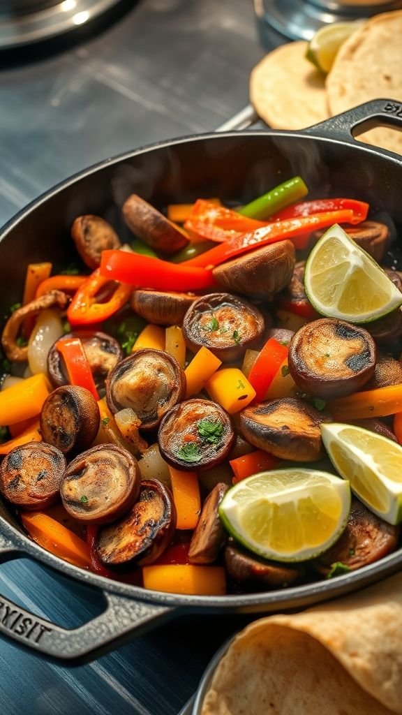 Portabella Mushroom Fajitas