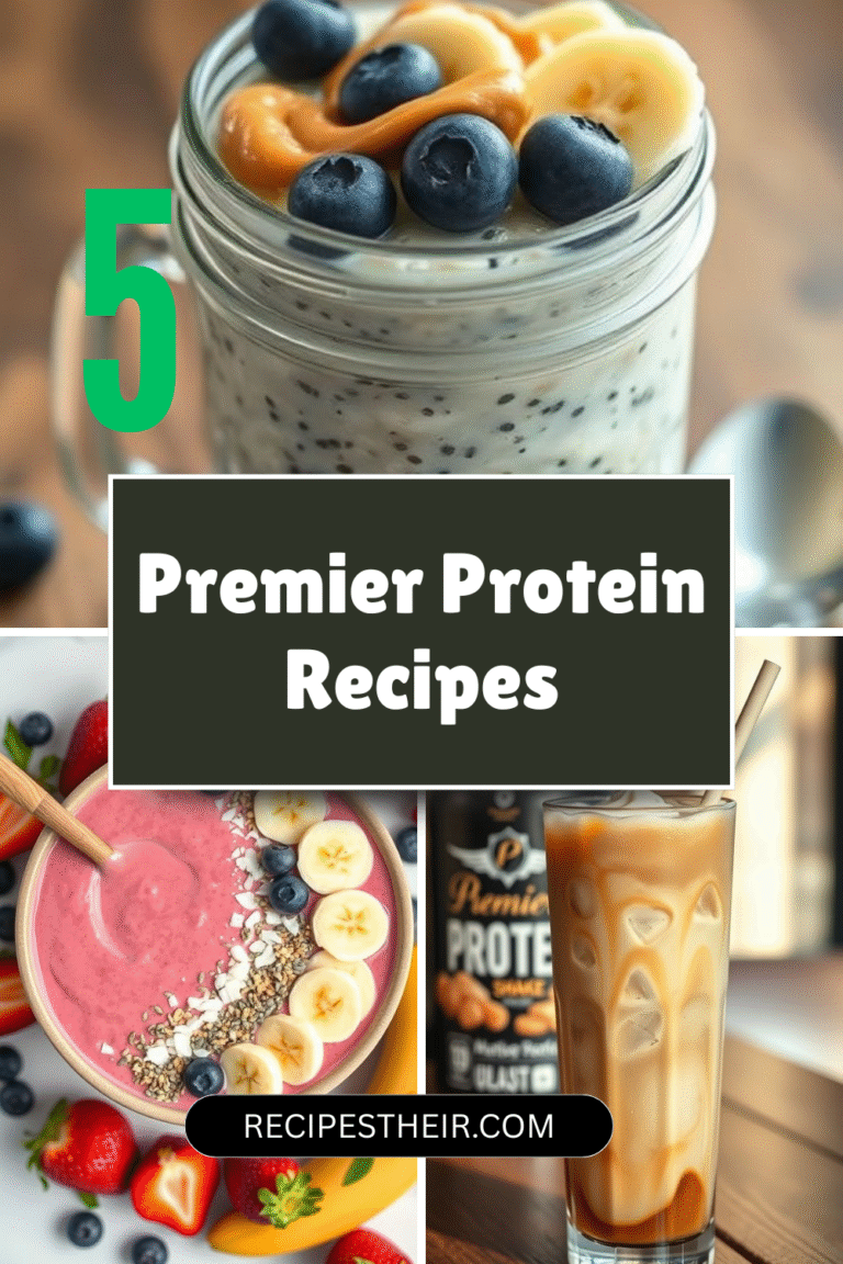 5 Premier Protein Recipes: Delicious, Healthy, and Easy to Make ...