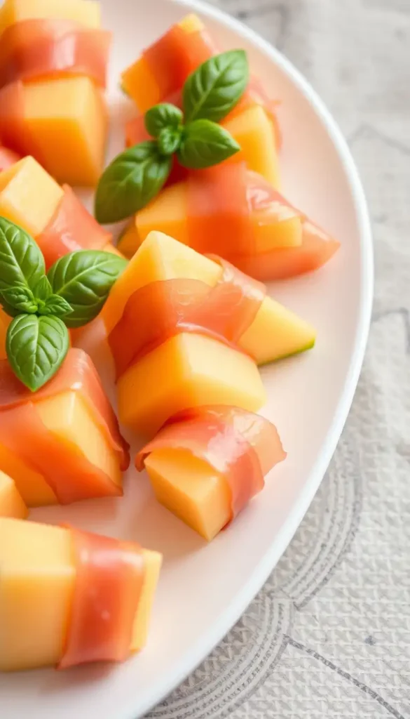 Prosciutto-Wrapped Melon