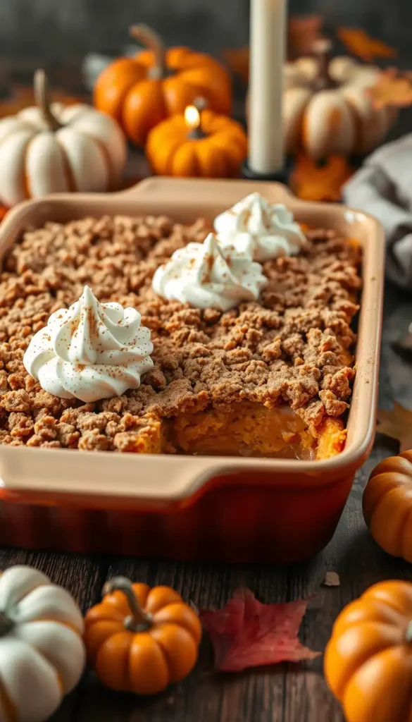 Pumpkin Pie Dump Cake