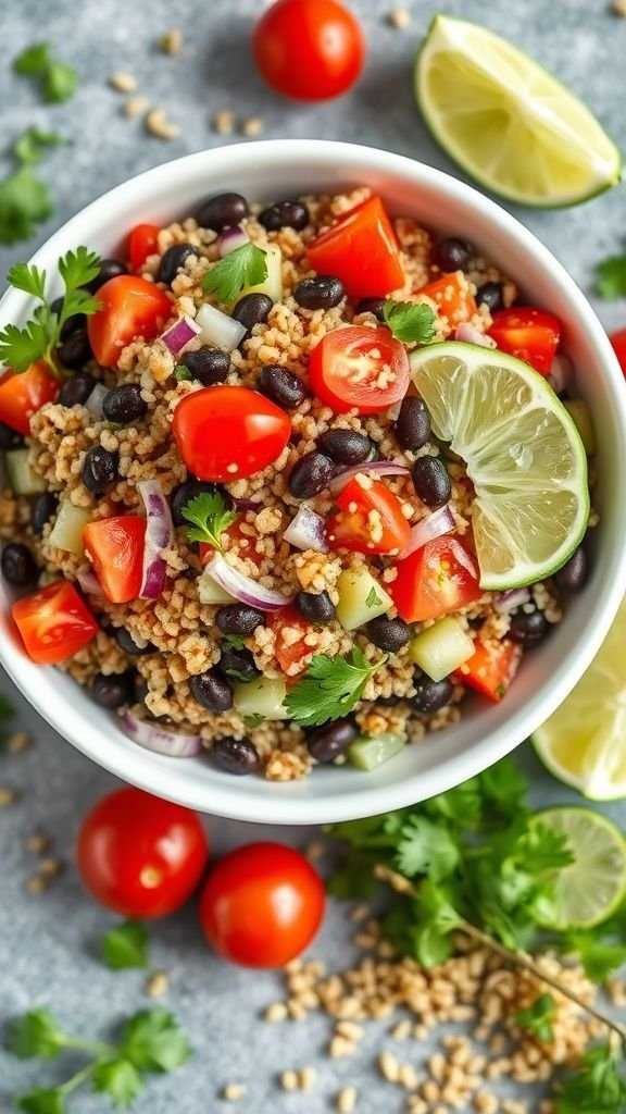 Quinoa & Black Bean Salad