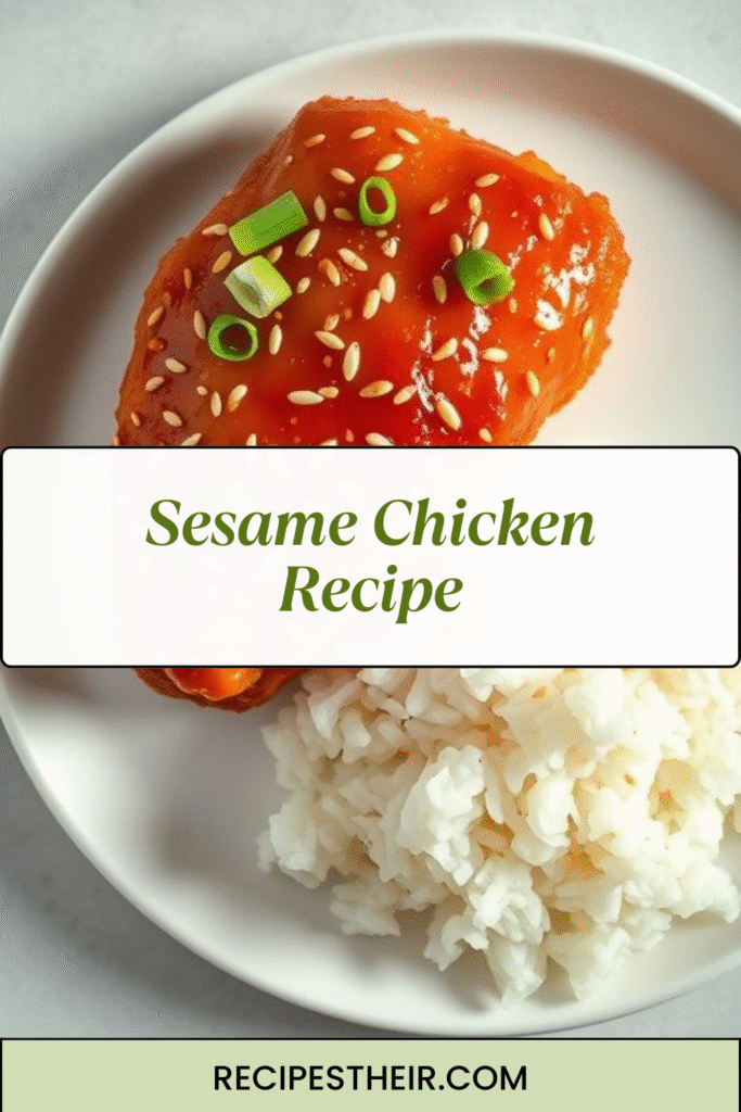 Sesame Chicken Recipe