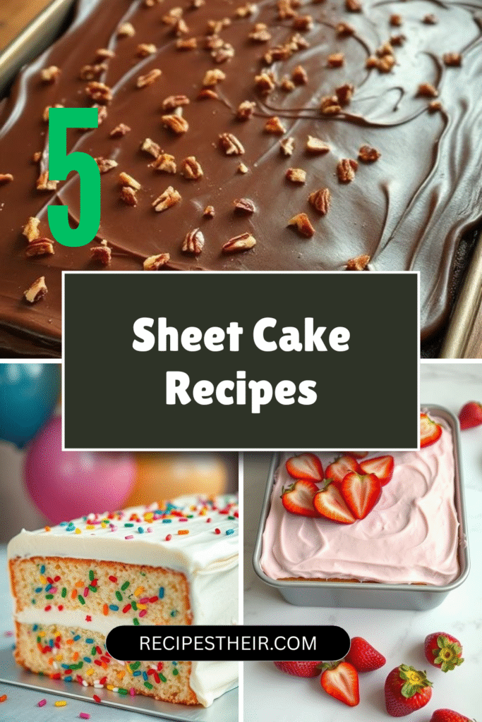 Sheet Cake Recipes