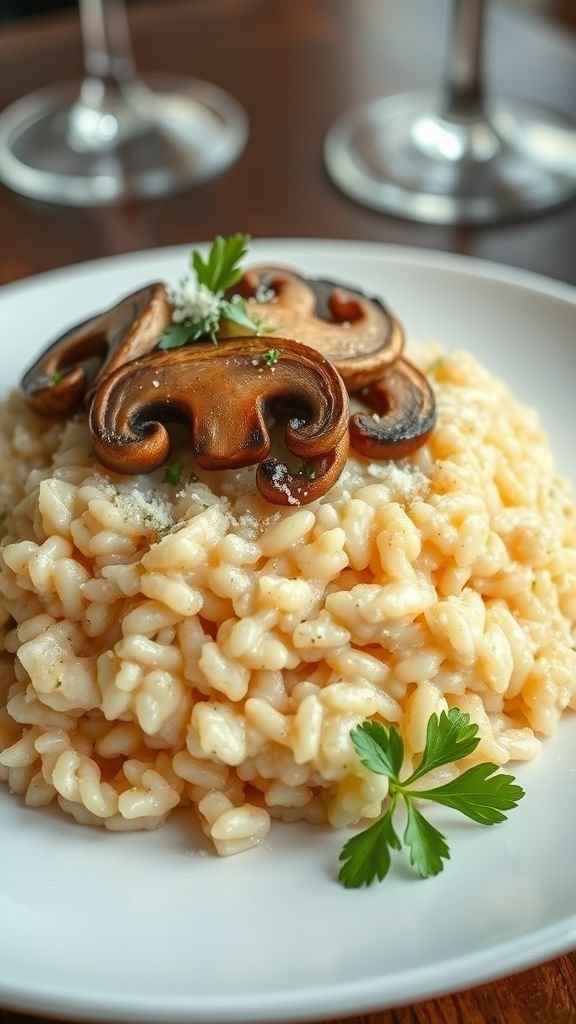 Shiitake Mushroom Risotto