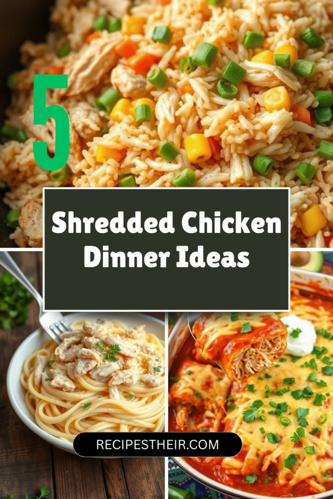 Shredded Chicken Dinner Ideas