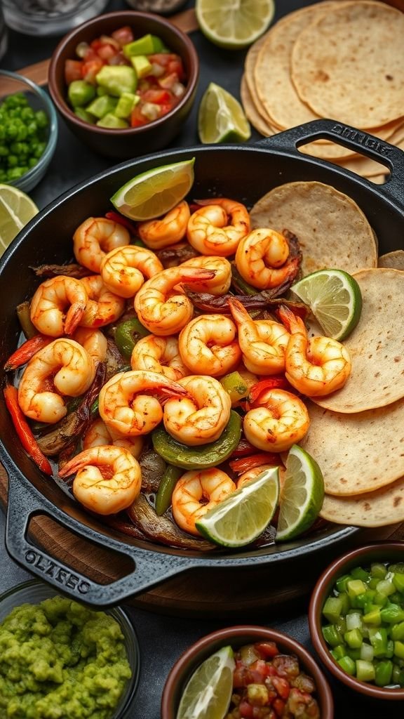 Shrimp Fajitas