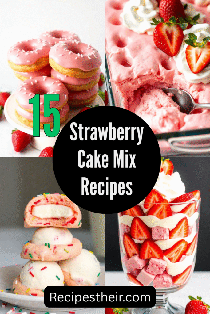 Strawberry Cake Mix Recipes