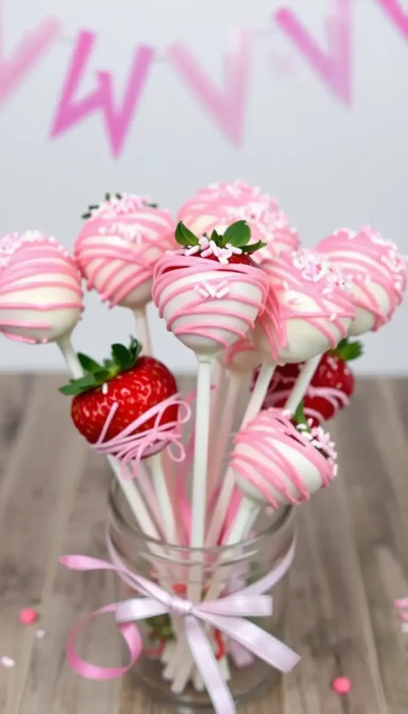 Strawberry Cake Pops