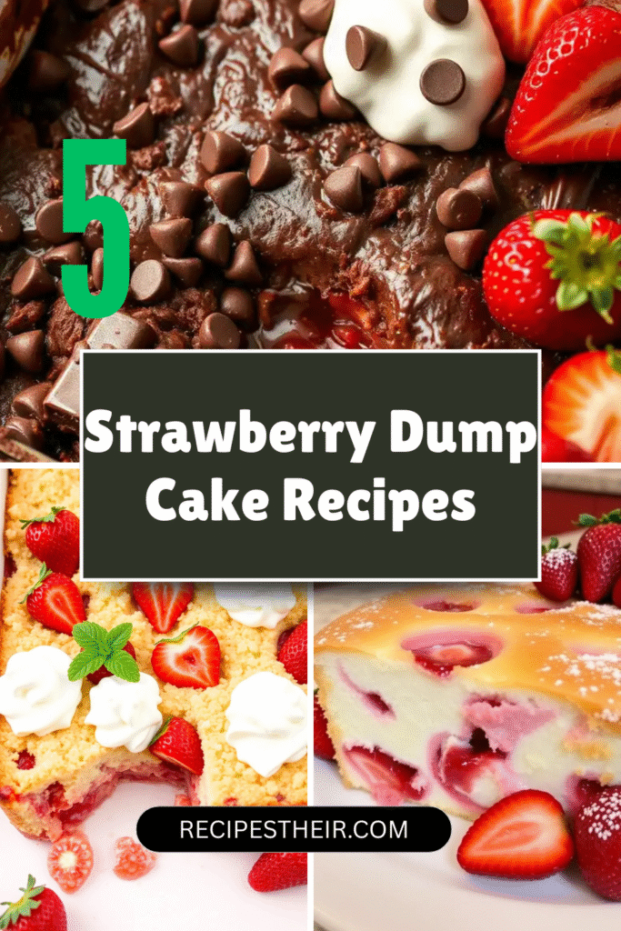 Strawberry Dump Cake Recipes