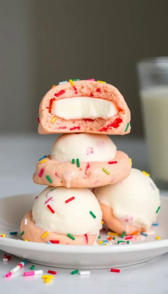 Strawberry Ice Cream Sandwiches