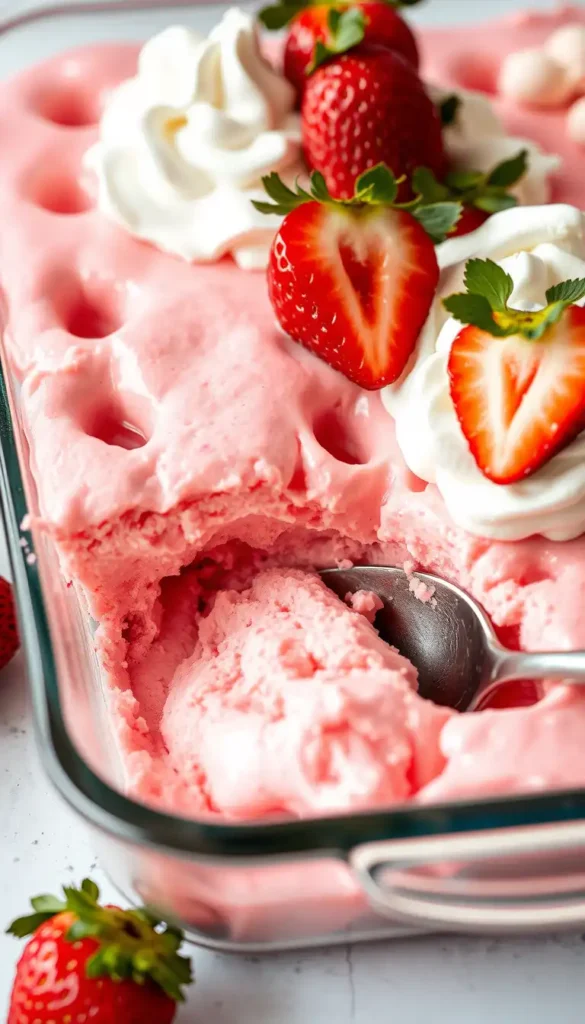 Strawberry Poke Cake