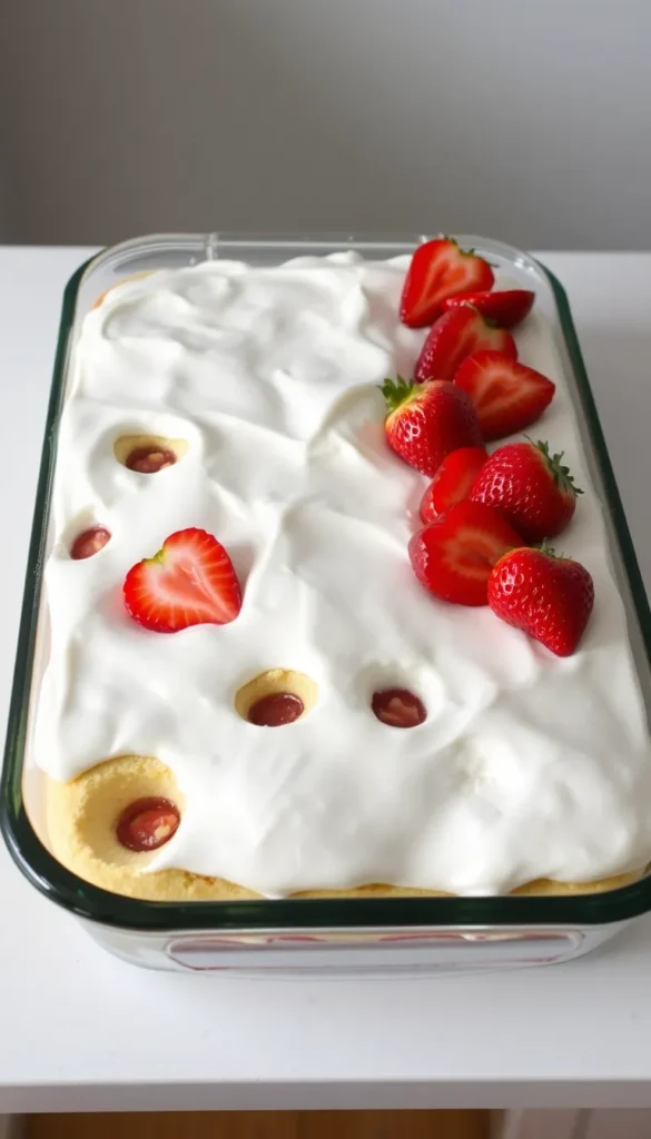 Strawberry Poke Cake