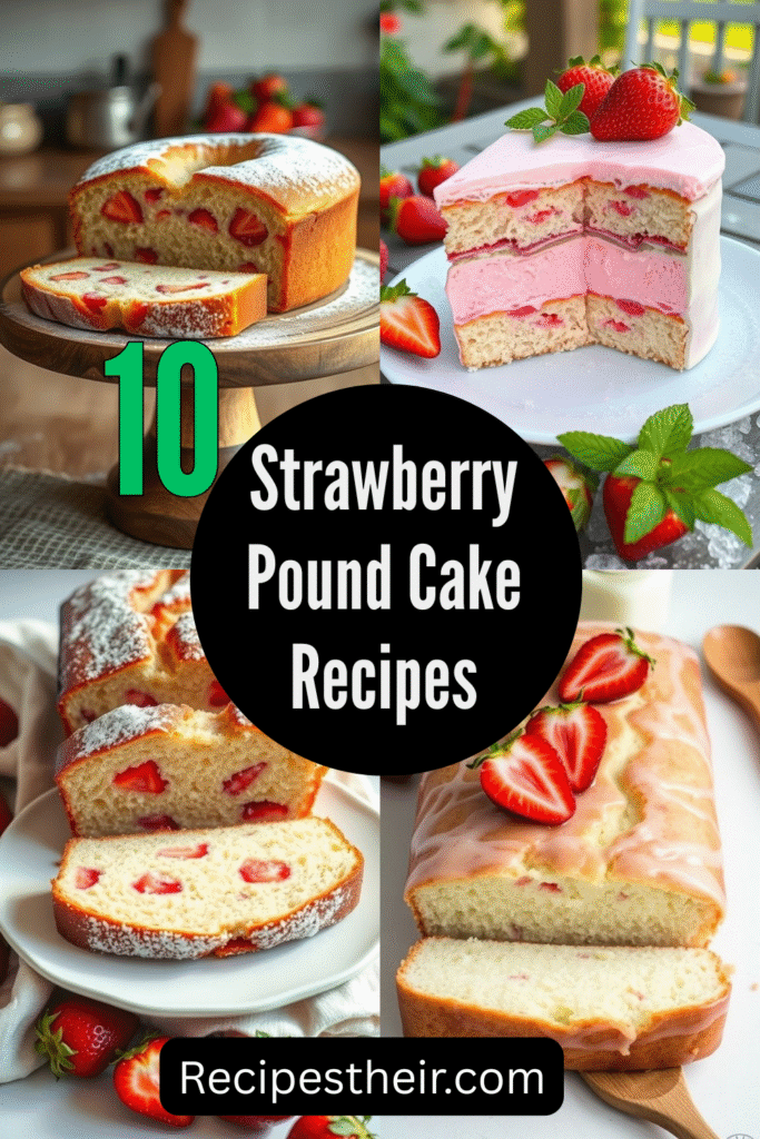 Strawberry Pound Cake Recipes