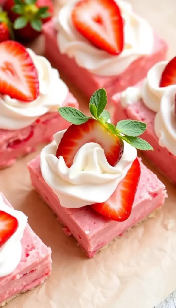 Strawberry Shortcake Bars