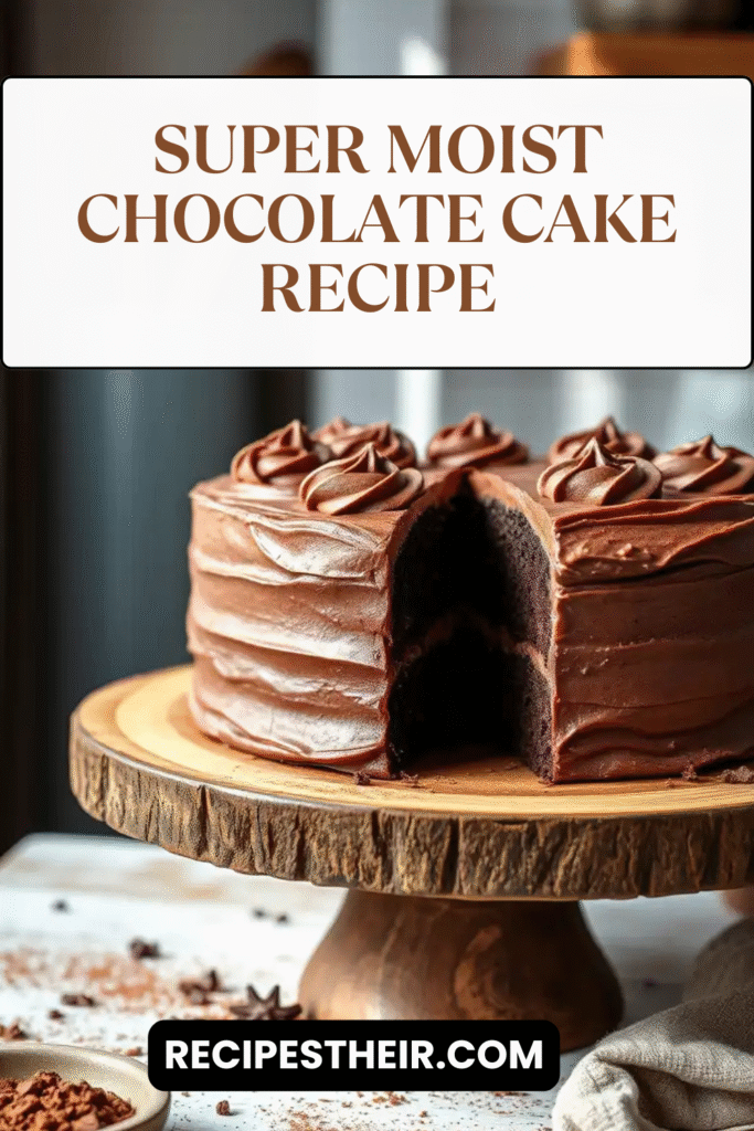 Super Moist Chocolate Cake Recipe