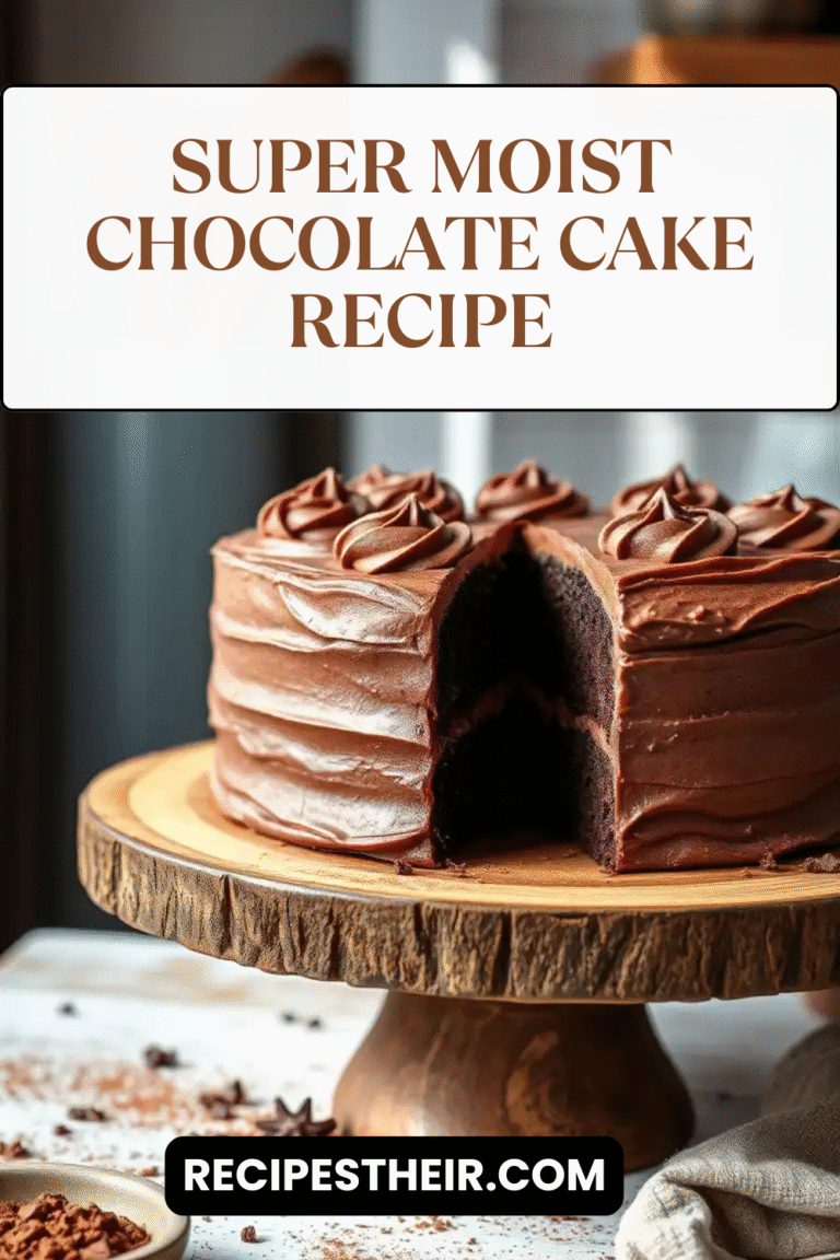 Super Moist Chocolate Cake Recipe: The Ultimate Guide - Recipes Their