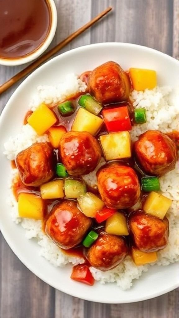 Sweet and Sour Meatballs
