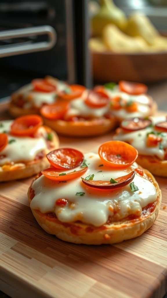 Toaster Oven Mini Pizzas