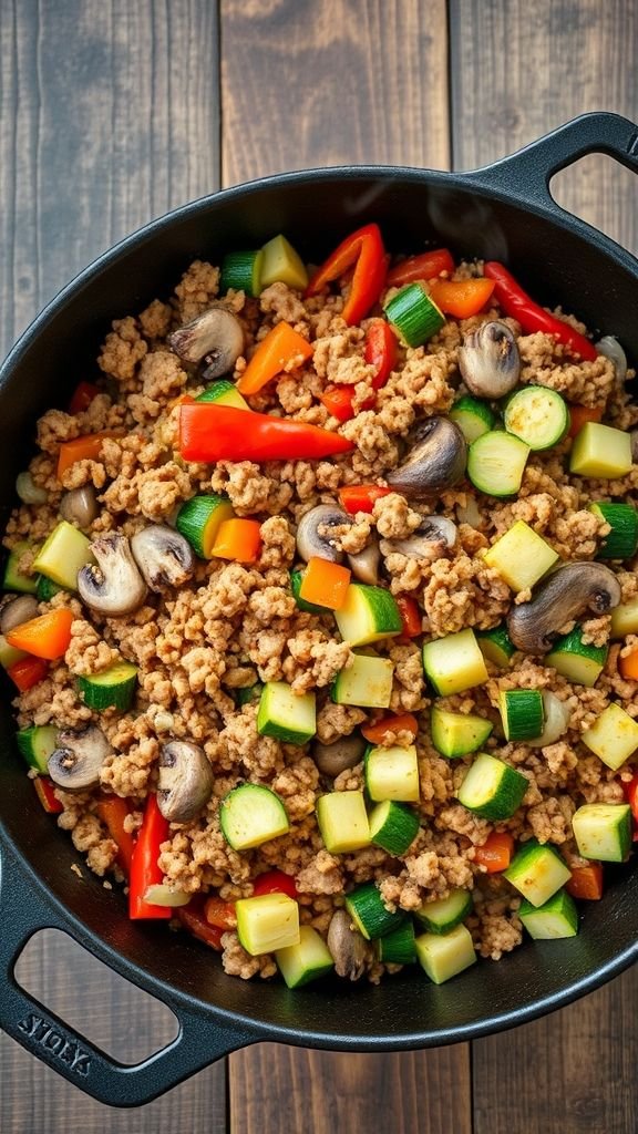 Turkey and Vegetable Skillet