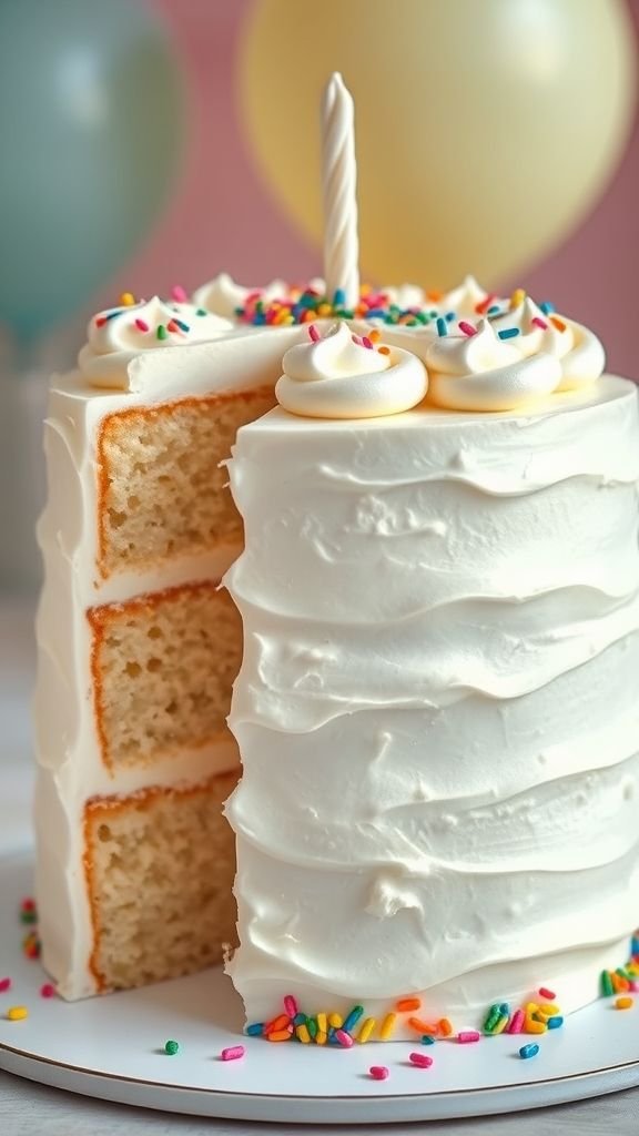 Vanilla Birthday Cake
