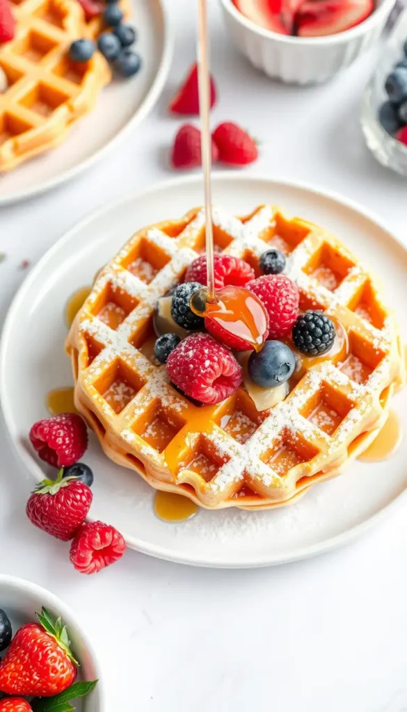 Vanilla Protein Waffles