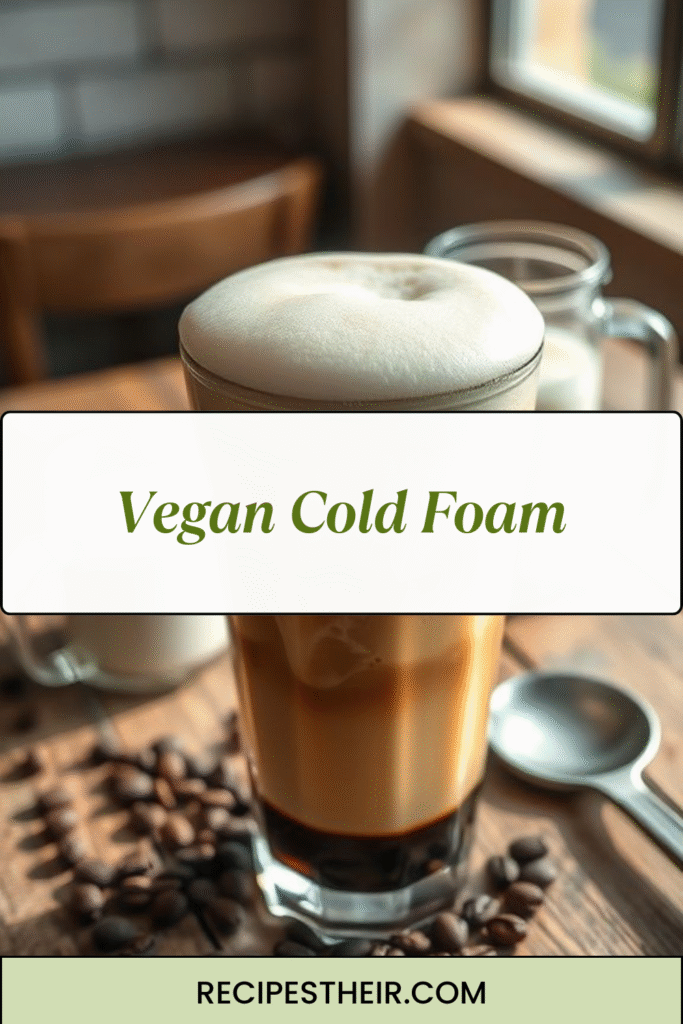 Vegan Cold Foam