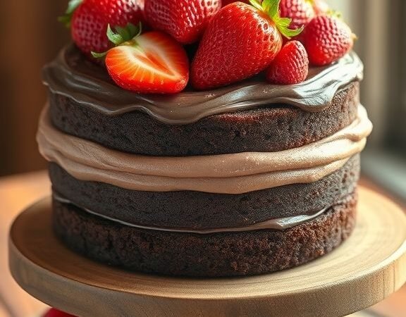 Chocolate Cake with Strawberries: The Ultimate Decadent Dessert