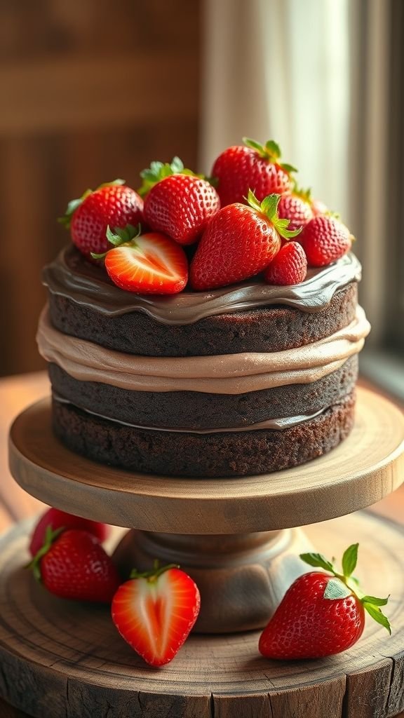 Chocolate Cake with Strawberries: The Ultimate Decadent Dessert