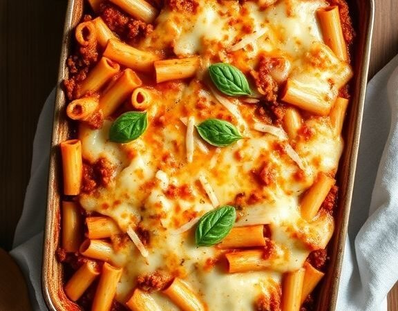 Baked Ziti with Ground Beef and Ricotta: The Ultimate Comfort Food