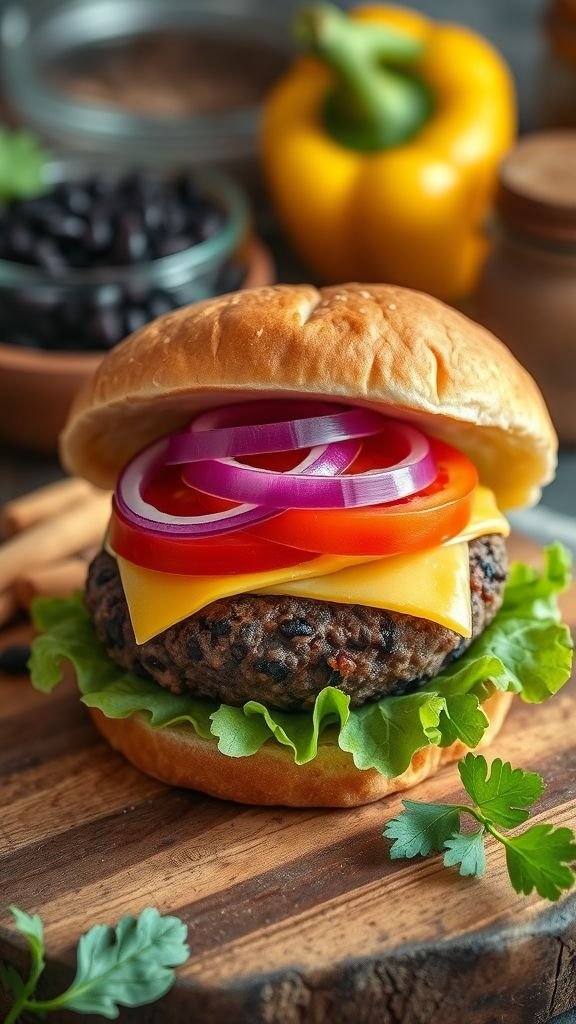 The Best Black Bean Burger Recipe – Flavorful, Healthy, and Easy to Make