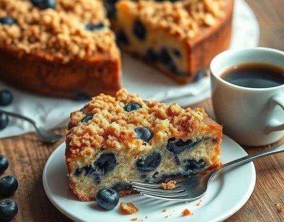 The Best Blueberry Coffee Cake Recipe (Moist & Buttery!)