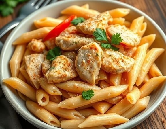 Creamy Cajun Chicken Pasta: A Flavor-Packed Dinner You’ll Crave