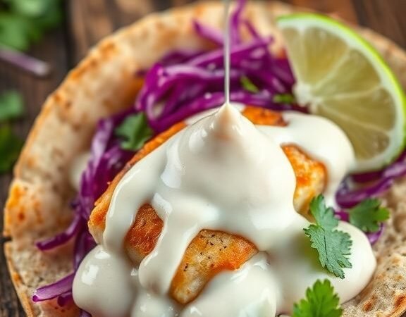 The Best Fish Taco Sauce Recipe (Creamy, Tangy & Perfect Every Time)