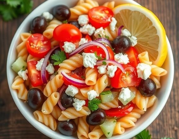 Greek Pasta Salad Recipe: Fresh, Flavorful, and Easy to Make