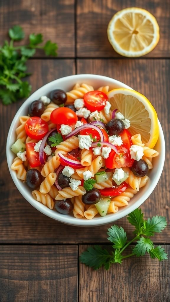 Greek Pasta Salad Recipe: Fresh, Flavorful, and Easy to Make