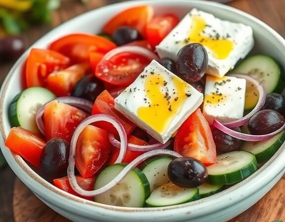 The Best Greek Salad Recipe – Fresh, Authentic & Easy to Make