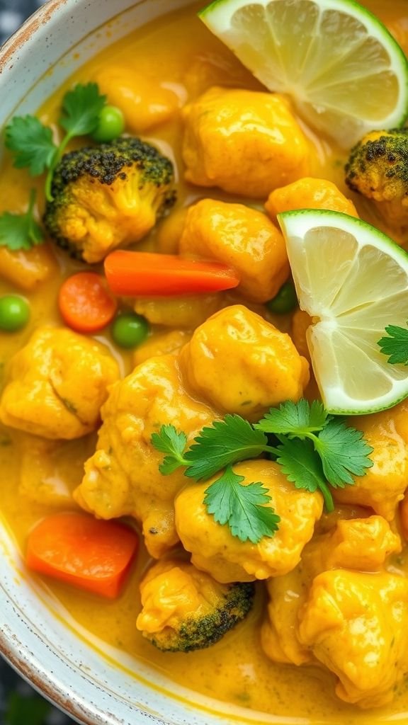Yellow Curry Chicken with Vegetables