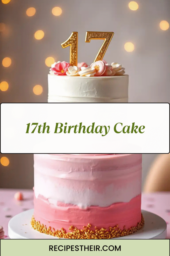 17th Birthday Cake