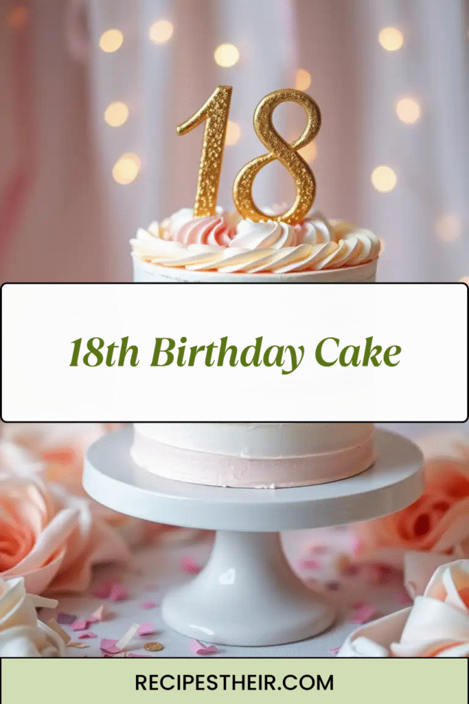 18th Birthday Cake