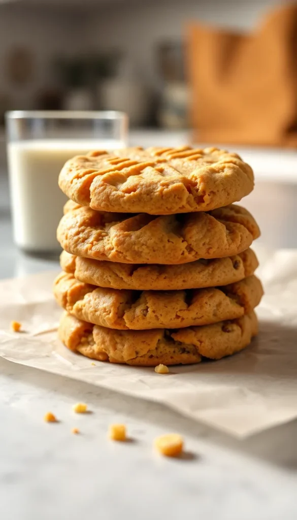 3-Ingredient Peanut Butter Cookies