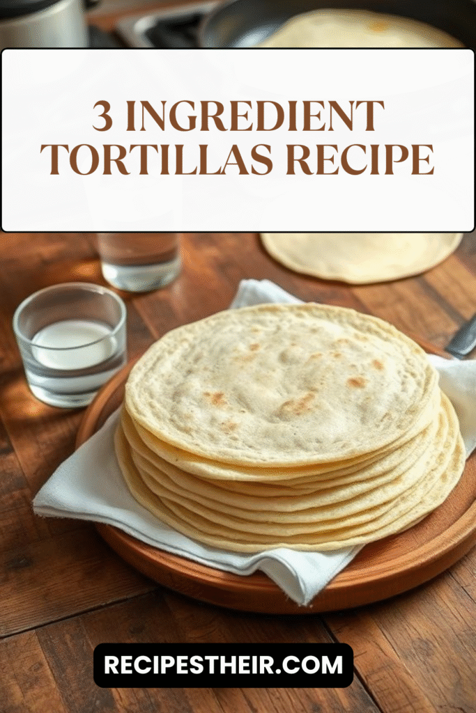 3 Ingredient Tortillas